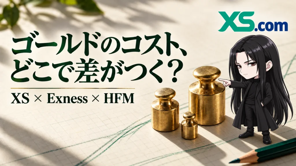 XSのゴールドは安い? くらまと手数料・スプレッドを比較